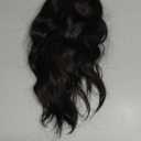 UDU Short Wavy Hair Topper for Women with Thinning Hair, 11 Inch Natural Looking Hairpiece, Volume Booster Wiglet for White HairRoots Coverage, Heat Resistant Synthetic Topper for Women (1B#)