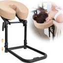 Massage Headrest for Bed Face Cradle, Home Mattress Top Massage Kit Face Down Pillow, Massager Head Rest for Mattress, After Eye Surgery Recovery Equipment, Head Cradle and Face Rest Support Cushion