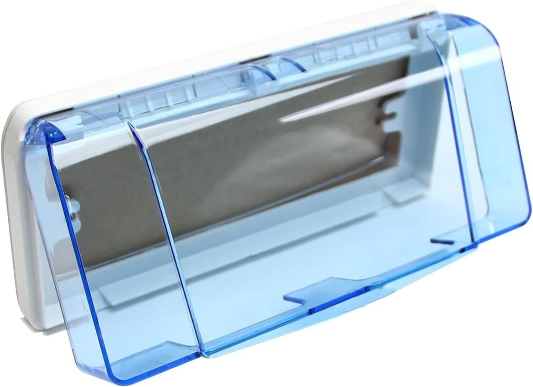 Fielect Weatherproof in Use Outlet Cover Blue Electrical Electrical Outlet Cover Box Plug Receptacle Protector for Retrofit Siding Construction 118 Type 1Pcs (8.3"x3.7"x1.6")