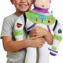 Jay Franco Kids Toy Story Plush Pillow Buddy - Large Ultra-Soft Stuffed Plushie & Cozy Pillow, Official Licensed Product, 22 Inches, Multi - Toy Story Buzz Lightyear