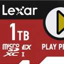 Lexar 1TB Play PRO microSD Express Card, UHS-I, C10, U3, V30, Full HD, 4K, Up to 900/600 MB/s Memory Card, Nintendo-Switch 2, ASUS ROG Ally, Steam Deck (LMSXPS0001T-BNNNU)