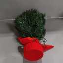 JOIEDOMI 24"/2FT Small Tabletop Christmas Tree with Multi-Color LED Lights, Table Top Christmas Decorations Pre-lit Artificial, Green Mini Lighted Tree for Xmas Decorations Indoor Party Dcor