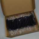 Ravinte Hardware 20 Pack Black Cabinet Handles, 3 Inch (76mm) Finger Edge Pulls, 2 Inch Hole Center, Finger Pulls for Cabinets