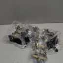 4Pcs Stocking Holders, Reindeer Pattern Metal Mantel Hooks, Anti-Slip Heavy Duty Solid Cast Iron Mantle Hangers Xmas Dcor for Fireplace Holiday Indoor Decoration