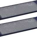 RackPath 4U Blank Rack Mount Panel Spacer with Venting for 19in Server Rack Enclosure or Network Cabinet  2 Pack, Black