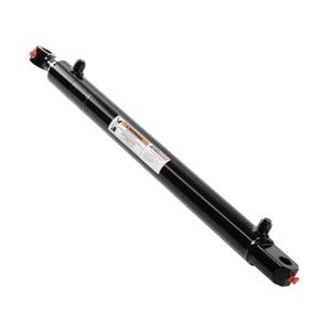 Kingway Double Acting Hydraulic Cylinder 2" Bore x 22" Stroke, 1" Pin Holes, SAE#6 Ports, 3000 PSI High-Pressure Welded Cylinder, Replacement Hydraulic Ram for Tractor, Loader, Ag Equipment