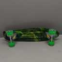 Skateboards, 22" Complete Skateboard, Mini Cruiser Skateboard for Kids Boys Girls Teens Beginners with Colorful Flashing Wheels Skate Tool, Kids Children's Day Gift (Aurora green)