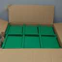 Akro-Mils 30230 AkroBins Plastic Storage Bins, Space-Saving Stackable Bins for Garage, Pantry, Craft Organization, 11" x 5" x 5", Green, 12-Pack