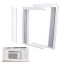 LBG Products Window Air Conditioner Side Panel and Frame Set,AC Accordion Filler Kit,Fits Most 12000BTU Window Air Conditioners,Window AC Side Panels