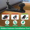 Hidden Fastener Installation Tool, Fits for Trex Hidden Fasteners for Composite Decking Boards, Efficient Home Improvement Decking Tool for Install Hidden Fasteners with Star Drive Bit
