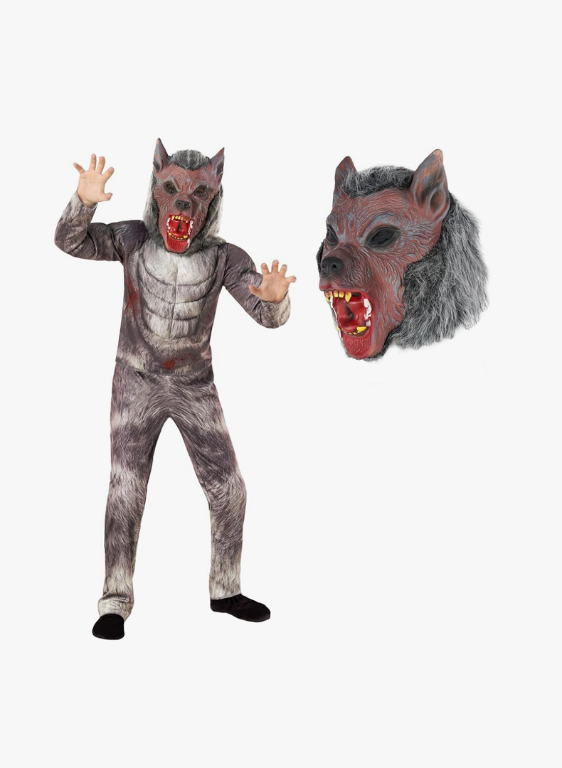 Morph Werewolf Costume Kids Wolf Costume Kids Werewolf Costume Big Bad Wolf Costume Kids Halloween Costumes For Boys Wolf Size M