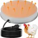 Poultry Chicken Water Heater: Chicken Water Heater Base for Winter, for Plastic/Metal Poultry Water Under 6 Gallons, Heated Waterer for Chickens 125W