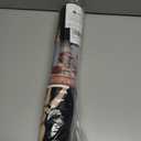 Halloween Door Mat, Halloween Doormat Outdoor Front Door Entrance Absorbent Entry Mat with Non Slip Backing, 17''x30'', Skeleton Black