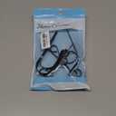 Hotop 6 Pieces Christmas Stocking Holders for Mantle Christmas Stockings Hangers Multiple Usage Stocking Holders with Anti-Slip Pads for Christmas Party Decorations (Black)