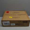 IBUYKE Small 12" H Footrest Stool, Square Linen Foot Stool with Metal X-Leg, Multi-Use as Small Side Table, Step Stool for Living Room, Bedroom, Entryway, Office, Linen WBD011Y