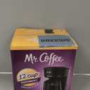 Mr. Coffee 12-Cup Programmable Coffeemaker, Brew Now or Later