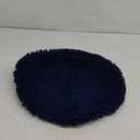 Smiry Soft Chenille Bathroom Toilet Lid Cover, Machine Washable Covers, 17.5x15, Fits Most Round, Elongated and Oblong Lids, Accessories Decor, Navy Blue