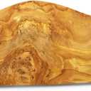 Thirteen Chefs Olive Wood Cheese Board 12 Inch Long - Beautiful Wooden Serving Board for Charcuterie, Snacks, Appetizers and Parties - Tramanto (12" x 6")