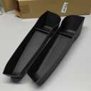 Yumzeco 2PCS Compatible 2021 2022 2023 2024 2025 2026 Tesla Model X Door Side Storage Box Tray, Front Row Door Side Organizer Tray for Tesla Model X Accessories 2021 2022 2023 2024 2025 2026