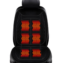 DgiqLeite Car Seat Cushions, Car Seat Cover Foldable Portable Seat Cover for Back and Seat Cushions with Bottom Anti Slip Silicon(1 Pack/Black)