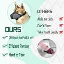 2 x Dog Muzzle, Air Mesh Breathable Muzzle for Medium Large Sized Dogs to Anti & Prevent Biting Barking Chewing, Soft Basket Muzzle for German Shepherd Dog with Reflective & Adjustable Strap(Grey-S (S(Circumference:6.7''-7.9''in))