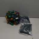 C7 Multicolor Christmas Lights Outdoor Indoor, 10FT LED String Lights with 10 Vintage Bulbs, Waterproof & Connectable, for Roofline, Christmas Tree, Patio, Garden, Porch Holiday Decor