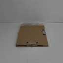 Henoyso 4 Pcs 11x17 Clipboard Wooden Lap Board with Low Profile Clip Brown Double Landscape Clip Hardboard Drawing Board Landscape Horizontal Large Clipboard for Desk Paper Sketching Art Supplies