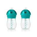 OXO Tot Transitions Straw Cup, 9 oz, Teal, Pack of 2