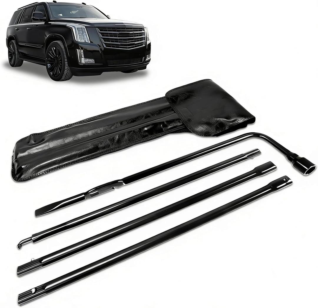 Silverado Sierra Heavy Duty Spare Tire Tool Kit Compatible with 1999-2019 Silverado Tahoe Avalanche Suburban Sierra Yukon 2002-2018 Escalade OEM Replacement