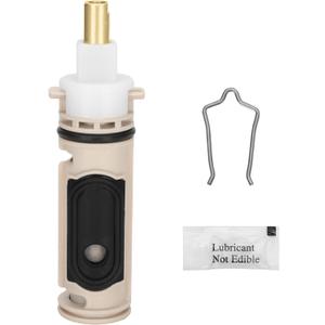 1222 Replacement Cartridge Kit for Moen One-Handle Posi Temp Faucets, Replacement Compatible with Moen Tub Shower Durable Brass & Plastic(Retainer Clip Included, Installation Instructions)