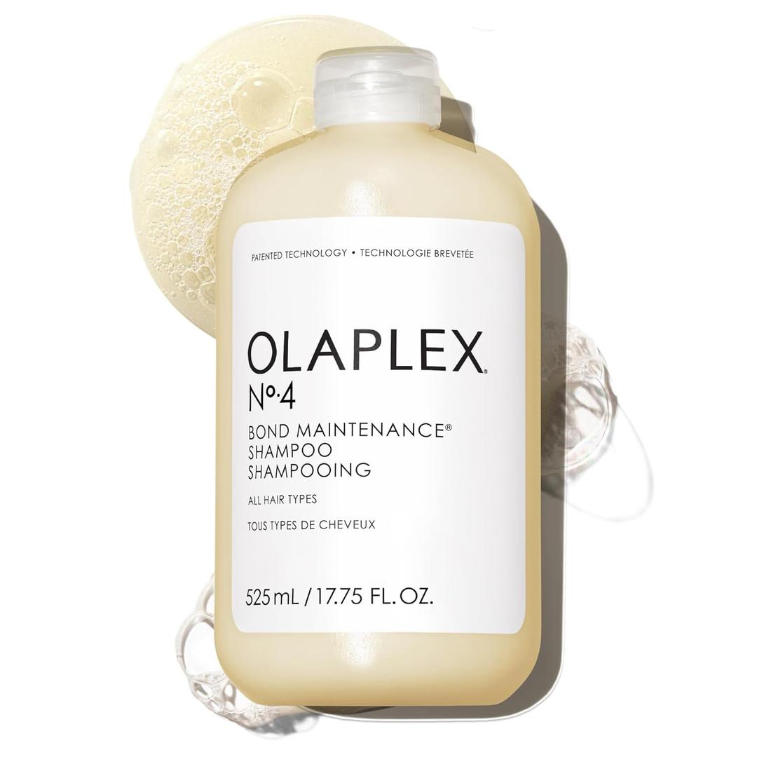 Olaplex N.4 Bond Maintenance Hair Strengthening Shampoo: Repairs Damage & Defend Against Future Breakage | Replenishes Hydration | For Coily, Curly, Straight, and Wavy (17.75 Fl Oz (Pack of 1))
