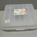 We R Memory Keepers Clear Washi Storage Bin, Clear Storage Box, Washi Tape Storage Organizer, Use for Scrapbooking, Card-Making, & Paper Crafting