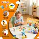ARTPAR Air Dry Clay Kit for Kids-12 Animals Modeling Magic Clay,DIY Art Crafts Molding Clay Set,Ultra Light & Soft, Safe & Non-Stick with Sculpting Tools & Tutorials, Unique Gifts for Boys & Girls