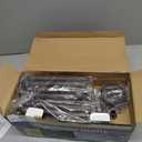 EXCMARK 10 Pack Solar Lights Outdoor Decorative Garden Yard Lights for Pathway Walkway Sidewalk Driveway. (Brown, Warm White)