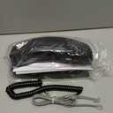 AT&T 210 Basic Trimline Corded Phone, No AC Power Required, Wall-Mountable, Black