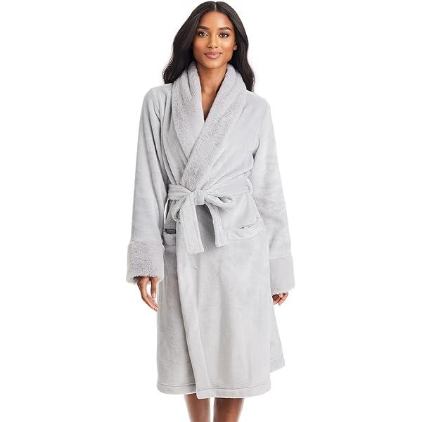 Men's Waffle Robe by BOCA TERRY, Waffle Knit Spa Robe, Long Lightweight Cotton Kimono Hotel Bathrobe 2 XL