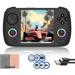 RG CubeXX Handheld Game Console 3.95-in 720*720 IPS OCA 1:1 Screen 3800mAh H700 Opensource System rgcubexx Black