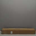 Cordless Bamboo Roman Shades for Windows, 100% Blackout Backing Fabric for Light Blocking, 20" W  64" H - Penang Teak