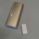 Vaydeer Metal 7 Day Pill Organizer 2 Times a Day  AM PM Weekly Travel Pill Case with Moisture-Proof Desiccant, Airtight Large Capacity Pill Box for Vitamins, Medications & Supplements (Champagne)