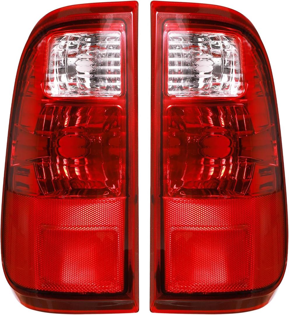 Boine Tail Light Compatible With 2008-2016 Ford F250 F350 F-250 F-350 Driver and Passenger Side Rear Light Brake Lamps Replaces FO2800208 FO2801208