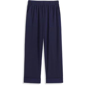 Arshiner Boys Pajama Pants Soft Long PJ Bottoms Plaid Lounge Pants for Boys 6-14 Years (9-10 Years, Blue)