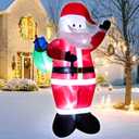 10 Foot Christmas Inflatable Santa Claus Carries The Package Christmas Blow up Indoor Outdoor Yard Decoration- WM - 10