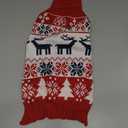 Christmas Dog Sweaters for Small Medium Large Dogs and Cats,Pet Soft Warm Holiday Outfit Girl & Boy,Pup Winter Clothes Turtleneck Double Knitting Collar for Outdoors Playing (Deer, M)