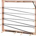 WILLOWDALE Wooden Warping Board，5.7 Yard Warping Frame for Weaving Loom Kit, Yarn Loom Knitting Kit, Wood Knitting Loom Kit for Adults, Adjustable Weaving Kit for Beginner, Arts & Crafts Supplies