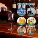 27 Pcs 15 oz Plastic Long Neck Bottle with Screw Caps Homemade Wine Containers Empty Clear Liquor Wine Bottles for DIY Craft Decoration Condiment Vanilla Extract Coquito Limoncello Drinks