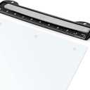 Eagle 3 Hole Punch, Portable Ring Binder 3 Hole Punch, Paper Puncher with Integrated Ruler, 5 Sheets Capacity, for Ring Binders, Office and School Supplies (Black)