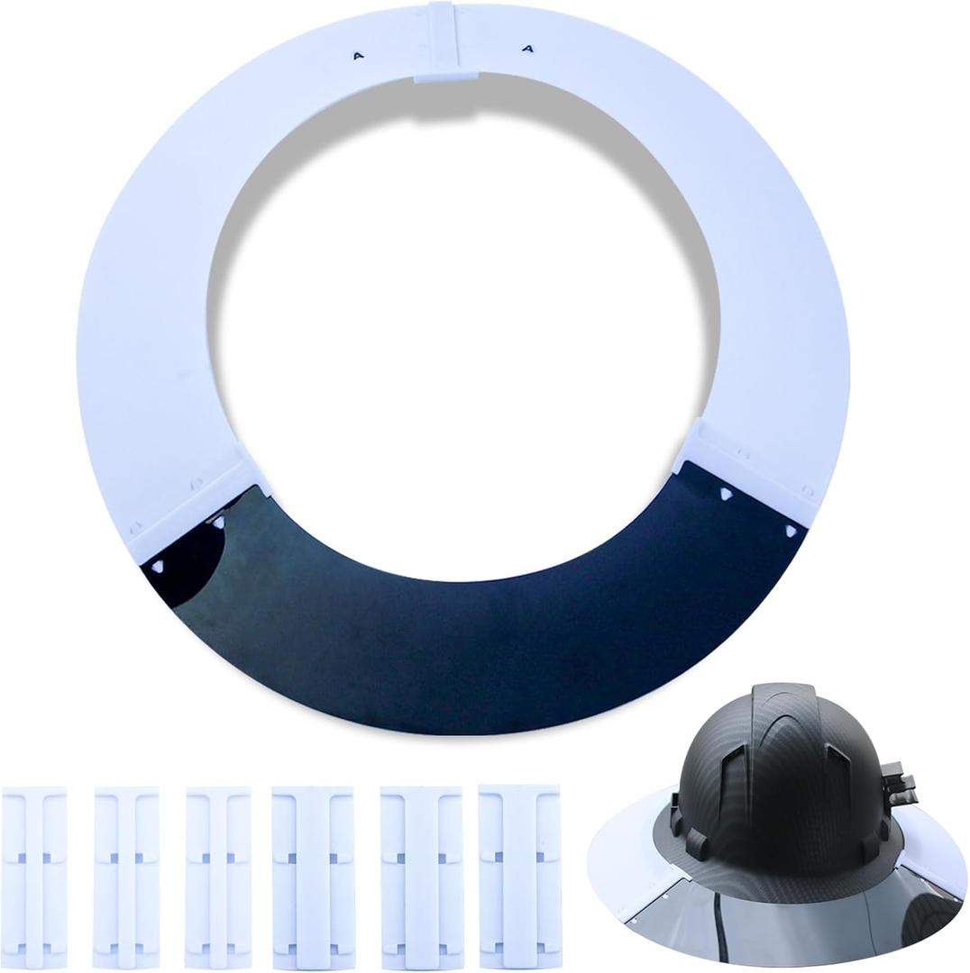 Hard Hat Sun Shade Compatible with Standard V-Gard Full Brim Attachment, Provides Enhanced Protection from The Sun and Heat,for Men and Women Working Outdoors