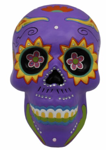 Skull Purple Decor