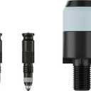 Schwalbe Clik Valve Conversion Set - Presta/SV Valve Conversion Kit with Pump Head Adapter - Innovation for Inflating Bicycle Tyres