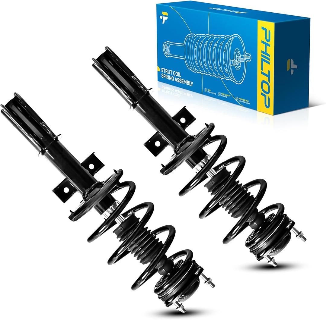 PHILTOP Front Complete Struts shocks Assembly,Shocks Absorbers Compatible with 2013-2017 Traverse, 2013-2016 Acadia, 2013-2017 Enclave, 2017 Acadia Limited,172949, 55S11680, SR4532
